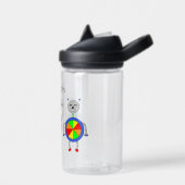 ロボパーソナライズされたットのテーマ名 ウォーターボトル (左面)