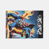 ロボブロックアップフリースブランケット フリースブランケット (正面(横))