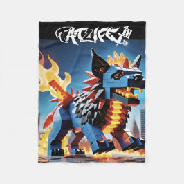 ロボブロックアップフリースブランケット フリースブランケット