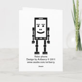 ロボホン カード (裏面)
