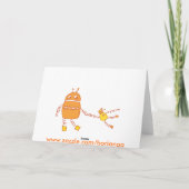 ロボママ母の日 カード (裏面)