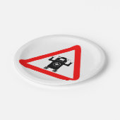 ロボメディックサインメディカル気に紙プレート ペーパープレート (アングル)