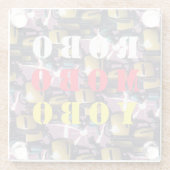 ロボモボ与保 ガラスコースター (裏面)