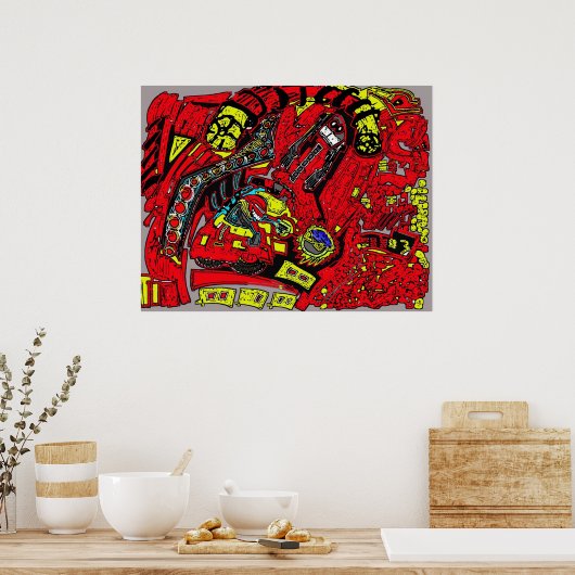 ロボ地獄 ポスター (キッチン)