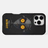 ロボ怒ットブラック iPhoneケース (裏面横)