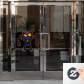 ロボ怒ット ウィンドウサイン (オフィスドア)