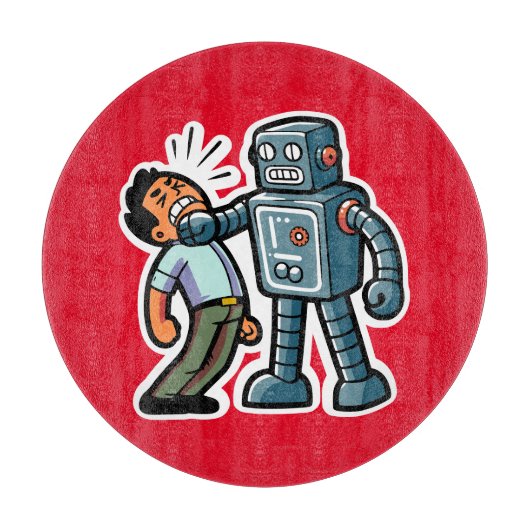 ロボ怒ット カッティングボード (正面)