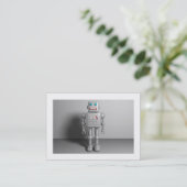 ロボ縁どット 名刺 (スタンド正面)