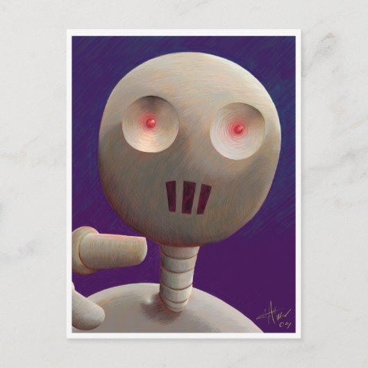 ロボ葉書 ポストカード (正面)