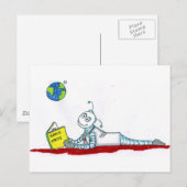 ロボ読ット ポストカード (正面/裏面)