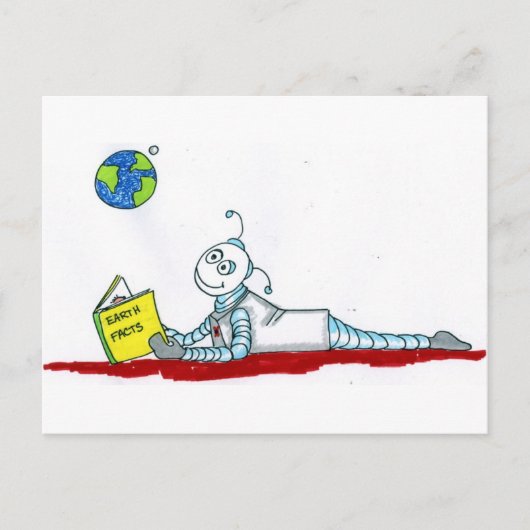 ロボ読ット ポストカード (正面)