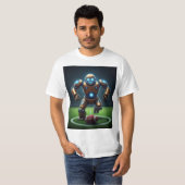 ロボ遊ットサッカーのグラフィックTシャツ Tシャツ (正面フル)