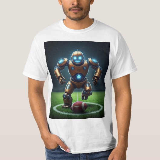 ロボ遊ットサッカーのグラフィックTシャツ Tシャツ (正面)