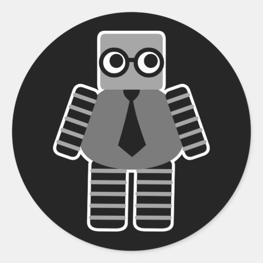 ロボ頭が切れるット ラウンドシール (正面)