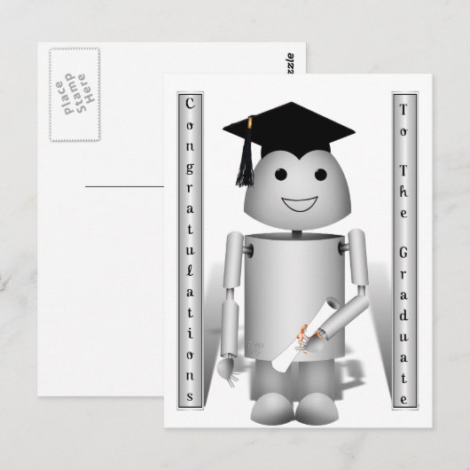 ロボx9の卒業時間！ ポストカード (正面/裏面)