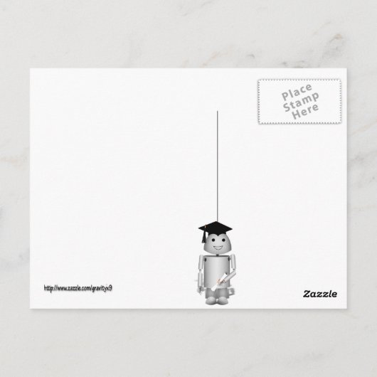 ロボx9の卒業時間！ ポストカード (裏面)