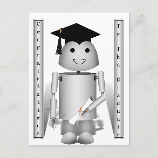 ロボx9の卒業時間! ポストカード (正面)