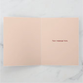 ロマかわいらしンス踊りカップルのバレンタインデーのカード カード (内部)