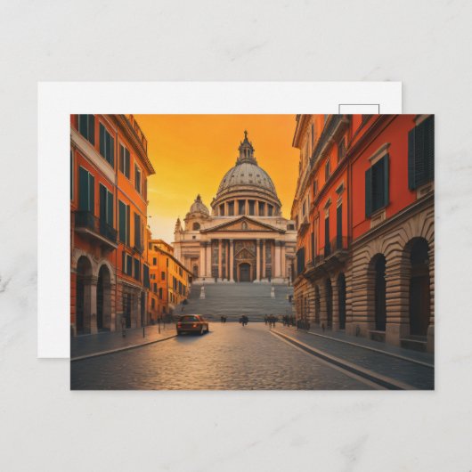 ロマアートの街 ポストカード (正面/裏面)