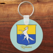 ロマイタリアンノ氏歴史盾 キーホルダー (正面)