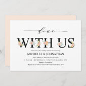 ロマエレガントンス結婚リハーサル招待状 招待状 (正面/裏面)