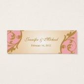 ロマエレガントンス結婚式の引き出物ラベル (裏面)