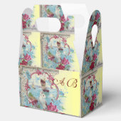 ロマエレガントンチカ黄ピンク結婚色モノグラム フェイバーボックス (オープン)
