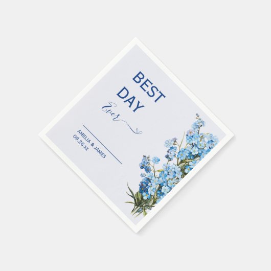 ロマエレガントン忘れクなフローラ結婚の スタンダードカクテルナプキン (角)