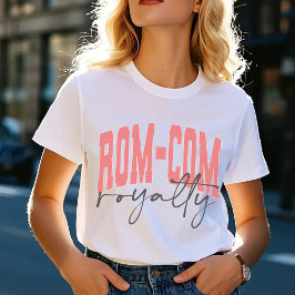 ロマコメのプリンセスのための汗まみれのTシャツ、彼女へのブッククラブギフト Tシャツ