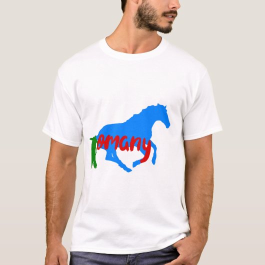 ロマジプシー文字とウマTシャツ Tシャツ (正面)
