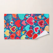 ロマスタイリッシュンス：シックハートエレガンス バスタオルセット (ハンドタオル)