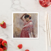 ロマニジプシーウーマン踊り(by Albert Edelfeel) スタンダードカクテルナプキン (インサイチュ)