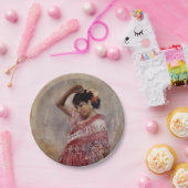 ロマニジプシーウーマン踊り(by Albert Edelfeel) ペーパープレート (パーティー)