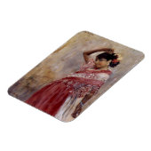 ロマニジプシーウーマン踊り(by Albert Edelfeel) マグネット (左側)