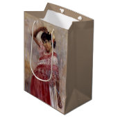 ロマニジプシーウーマン踊り(by Albert Edelfeel) ミディアムペーパーバッグ (正面アングル)