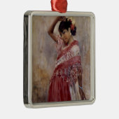 ロマニジプシーウーマン踊り(by Albert Edelfeel) メタルオーナメント (右)