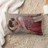 ロマニジプシーウーマン踊り(by Albert Edelfeel) ランバークッション (ブランケット)