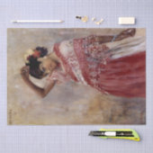 ロマニジプシーウーマン踊り(by Albert Edelfeel) 薄葉紙 (クラフト)