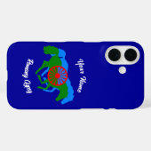 ロマニジプシー国旗と馬 Case-Mate iPhoneケース (裏面 (横))