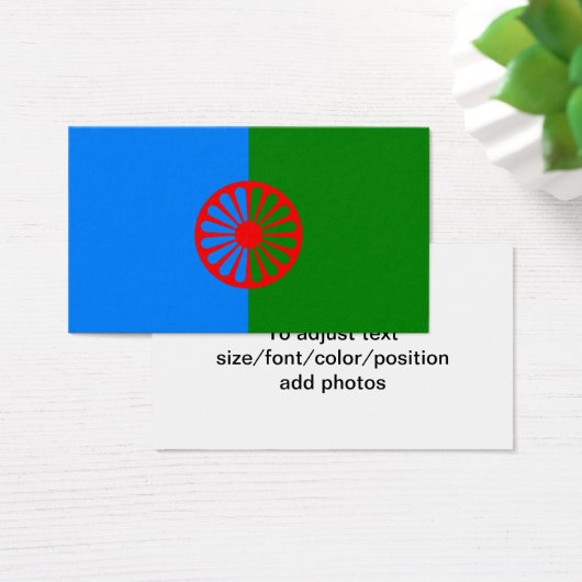 ロマニジプシー国旗 (デスク)