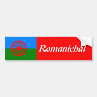 ロマニジプシー国旗 バンパーステッカー