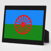 ロマニジプシー国旗 フォトプラーク (側面)