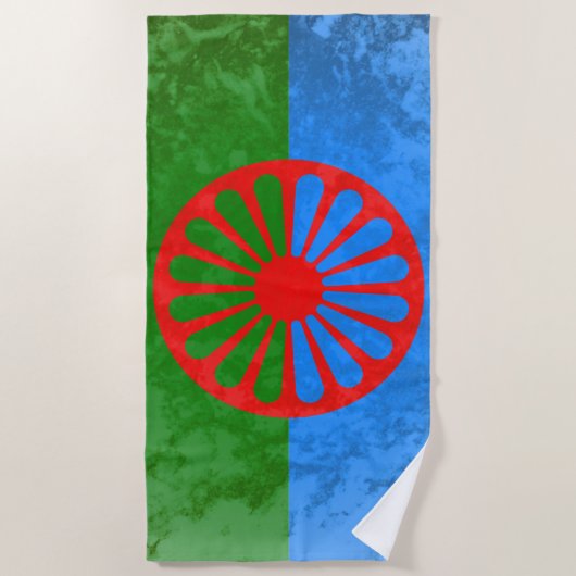 ロマニ ビーチタオル (正面)