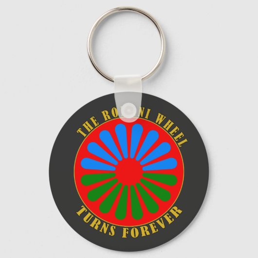 ロマネホイールが永遠にキーチェーンを回す キーホルダー (正面)