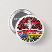 ロマネンラトロマニッシュグラウブンディッシュグラウブンデンバウム 缶バッジ (正面&裏面)