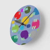 ロマノスヌレロイ ラウンド壁時計 (傾斜)