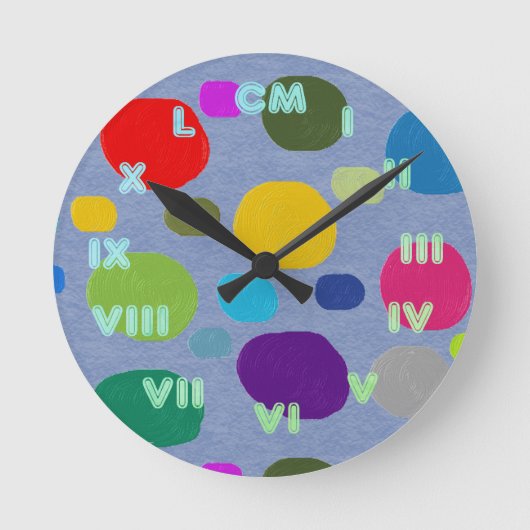 ロマノスヌレロイ ラウンド壁時計 (正面)