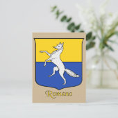 ロマノファミリーヘラルディックシールド ポストカード (スタンド正面)