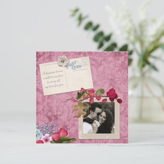 ロマビクトリアンンス写真記念日 サンキューカード (スタンド正面)