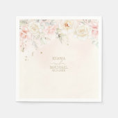 ロマフランスのス結婚フローラ赤面ID870 スタンダードカクテルナプキン (正面)